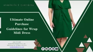 ultimate online purchase guidelines for wrap midi dress