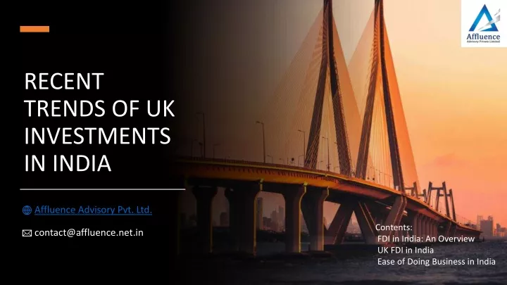 recent trends of uk investments in india