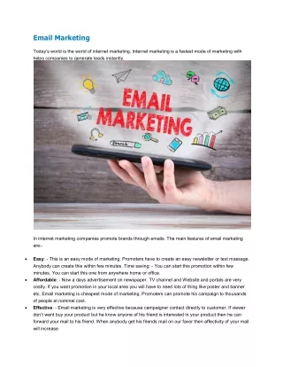 Best Email Marketing Company Delhi