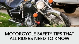 Motorcycle Safety Tips That All Riders Need to Know - Summit Fairings