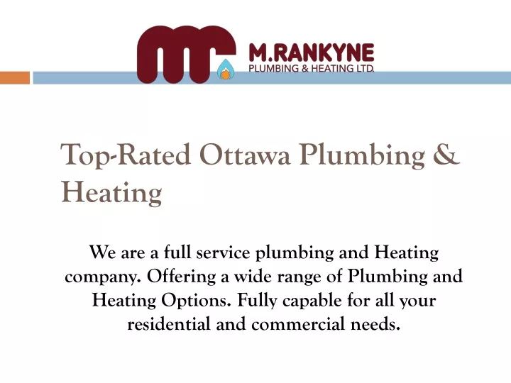 top rated ottawa plumbing heating