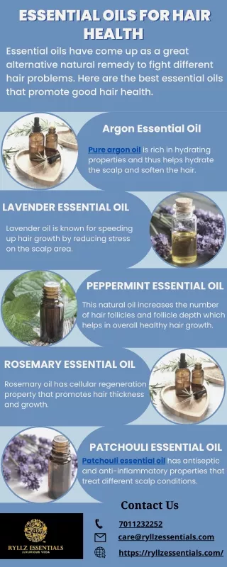 Top 5 Essential Oils for Hair Health