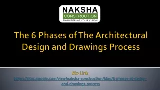 the 6 phases of the architectural design and drawings process