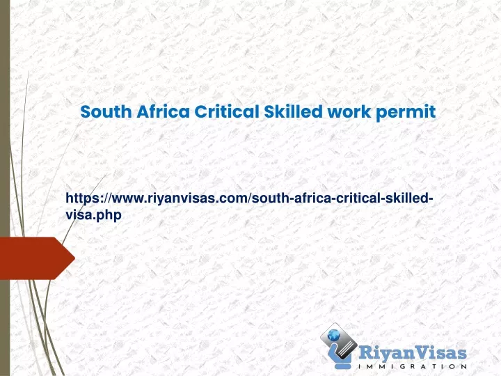 south africa critical skilled work permit