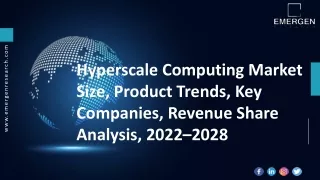 hyperscale computing market size product trends