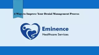 4 ways to improve your denial management process