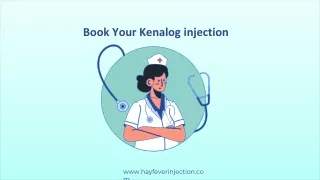 book your kenalog injection