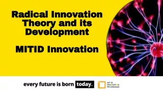 radical innovation theory and its development