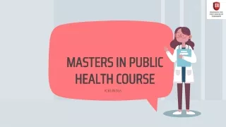 Masters Public Health Course