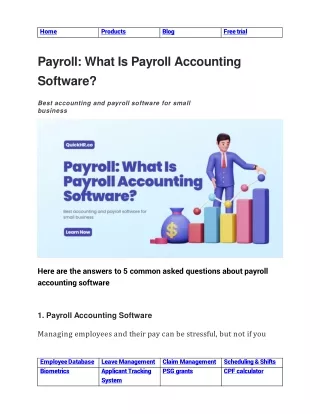 payroll what is payroll accounting software