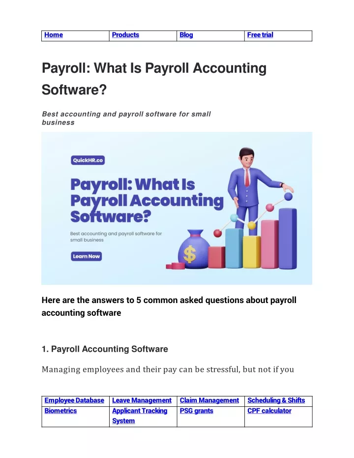 payroll what is payroll accounting software