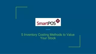 5 Inventory Costing Methods to Value Your Stock