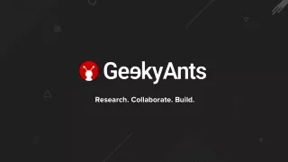 GeekyAnts app design and development company's Experience deck