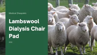 Lambswool Dialysis Chair Pad | 2022 | Medical Sheepskin.