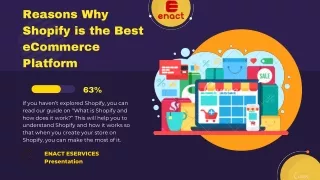 Reasons Why Shopify is the Best eCommerce Platform