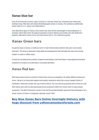 Xenax bar-yellowxanaxbarsforsale.com