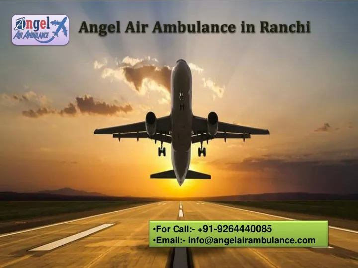 angel air ambulance in ranchi