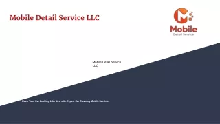 Keep Your Car Looking Like New with Expert Car Cleaning Mobile Services