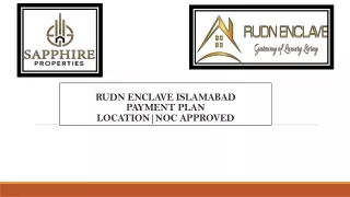 rudn enclave islamabad payment plan location