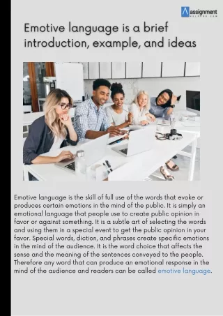 What is Emotive Language? Definition, Example, Use and Benefits