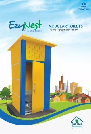 EzyNest - A steel-based modular toilet providing end-to-end sanitation solution