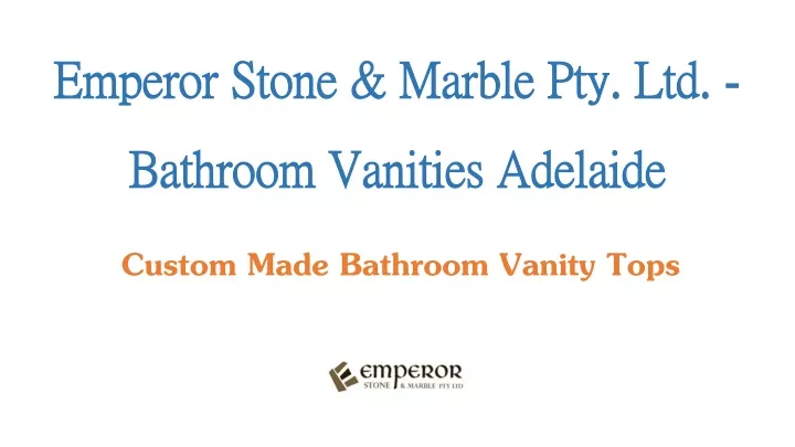 emperor stone marble pty ltd bathroom vanities adelaide