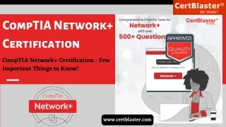 comptia network certification