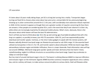 lte association