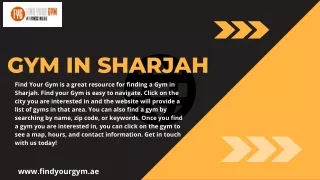 Gym in Abu Dhabi