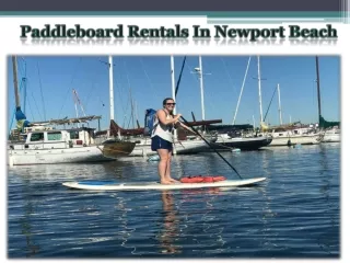 Paddleboard Rentals In Newport Beach