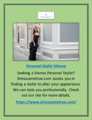 Personal Stylist Vienna | Dresscametrue.com