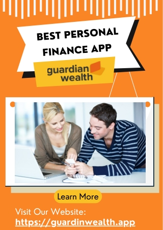 Best Personal Finance App | Accomplish Your Life Objectives - GuardianWealth