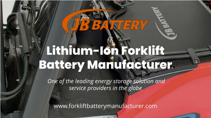 lithium ion forklift battery manufacturer