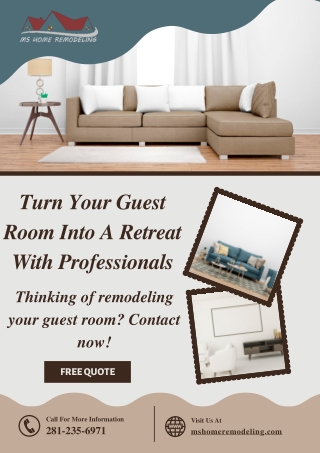 Step-by-Step Guidelines to Renovate Guest Room in Houston