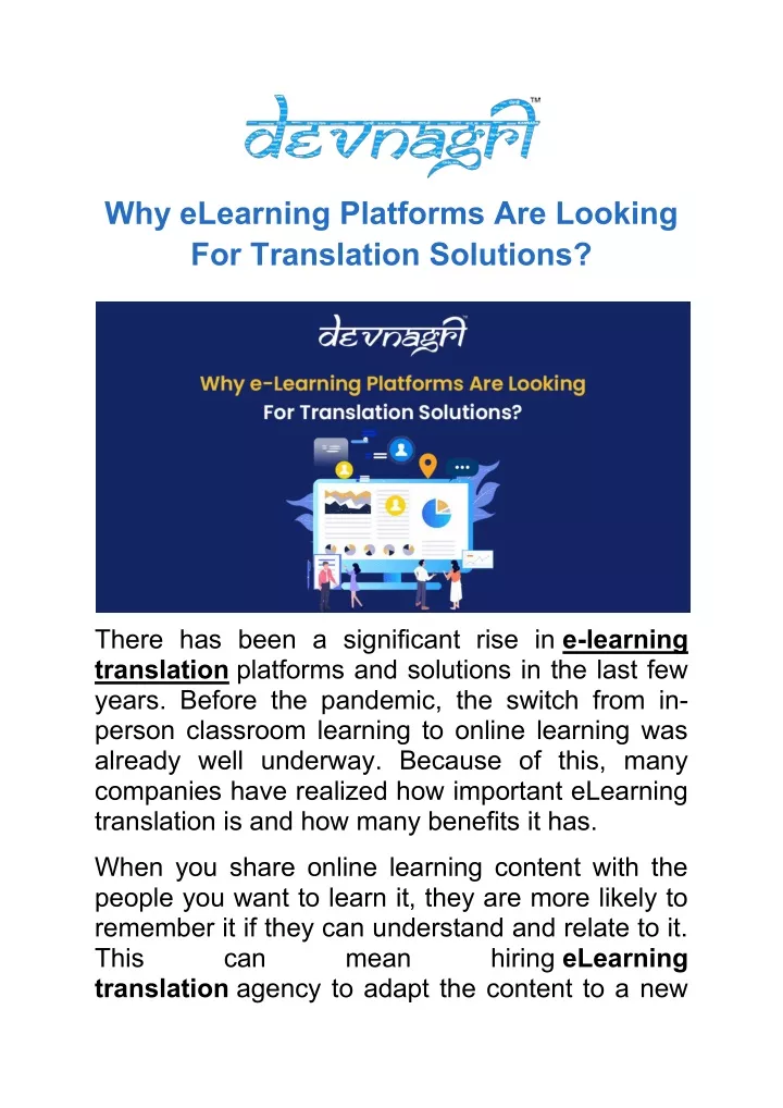 why elearning platforms are looking