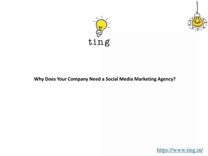 why does your company need a social media