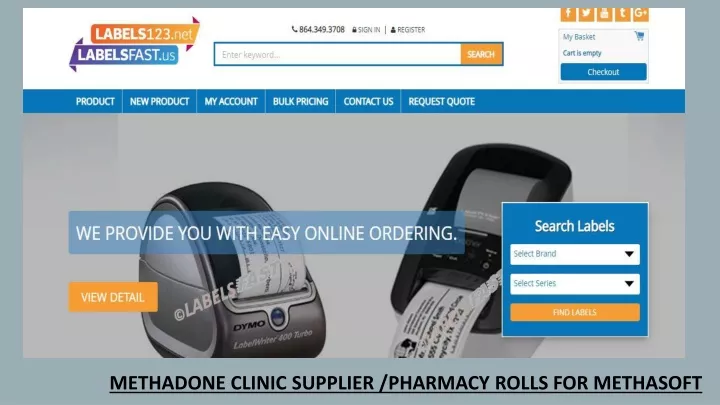 methadone clinic supplier pharmacy rolls