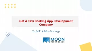 get a taxi booking app development company