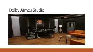 Dolby Atmos Studio