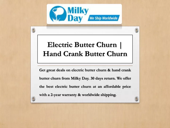 electric butter churn hand crank butter churn