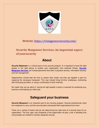 website https risingpowersecurity com security