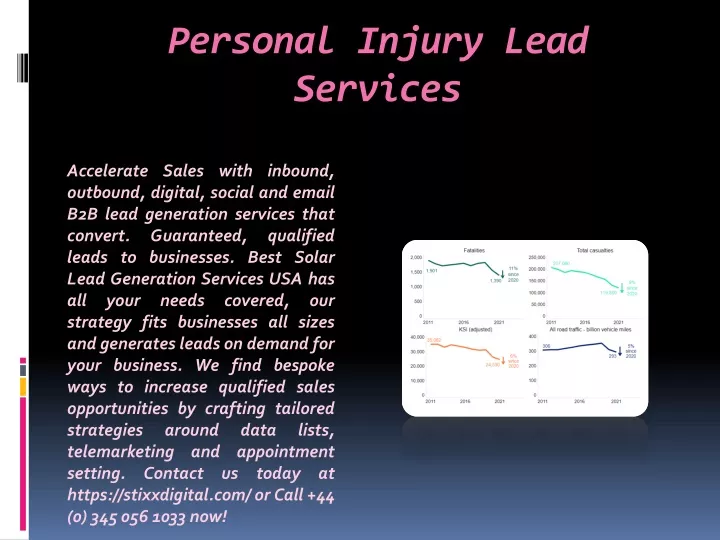 personal injury lead services