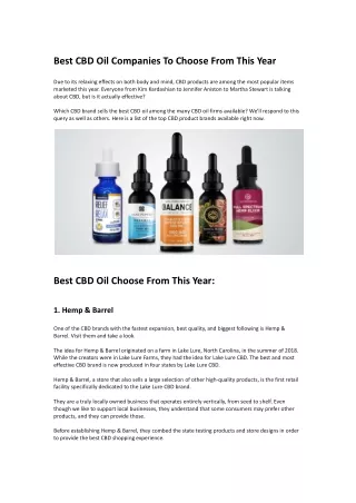 Best CBD Oil Companies To Choose From This Year.docx
