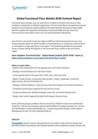global functional flour market