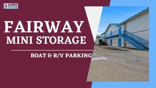 Do You Need Affordable Storage Units in Alvin, Texas | Fairway Mini Storage
