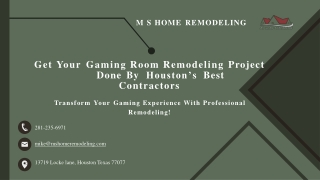 Best Gaming Room Remodeling Ideas in Houston