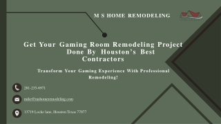 Best Gaming Room Remodeling Ideas in Houston