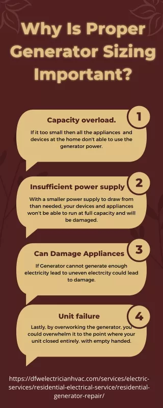 Why Is Proper Generator Sizing Important