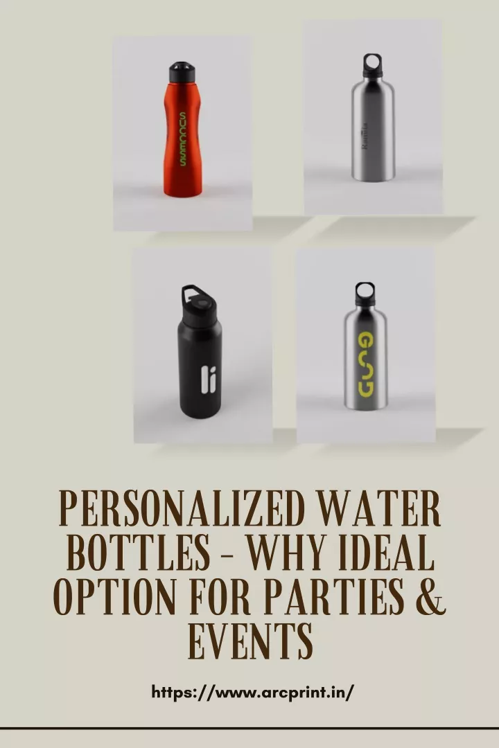 personalized water bottles why ideal option