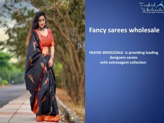 fancy sarees wholesale